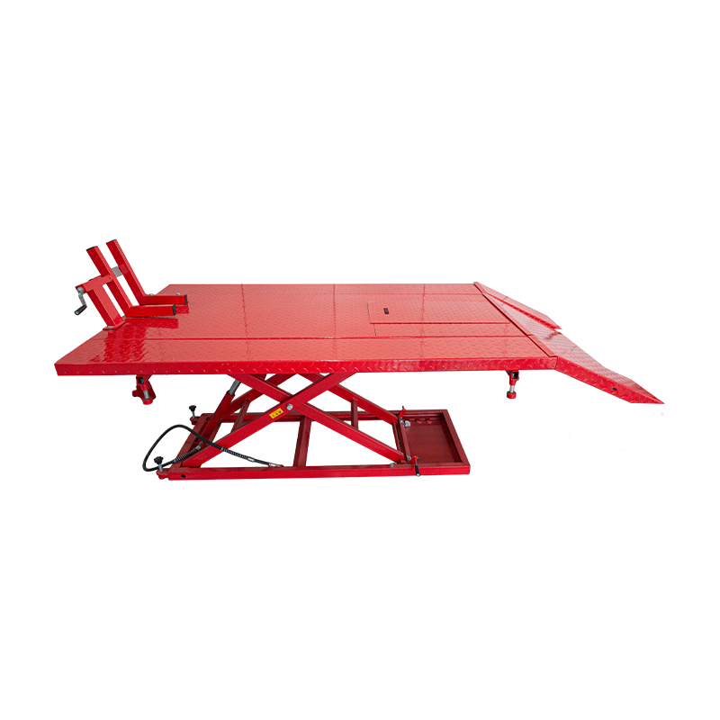 Elevador de motocicleta de aire de plataforma ancha OY6005 de 1500 lb