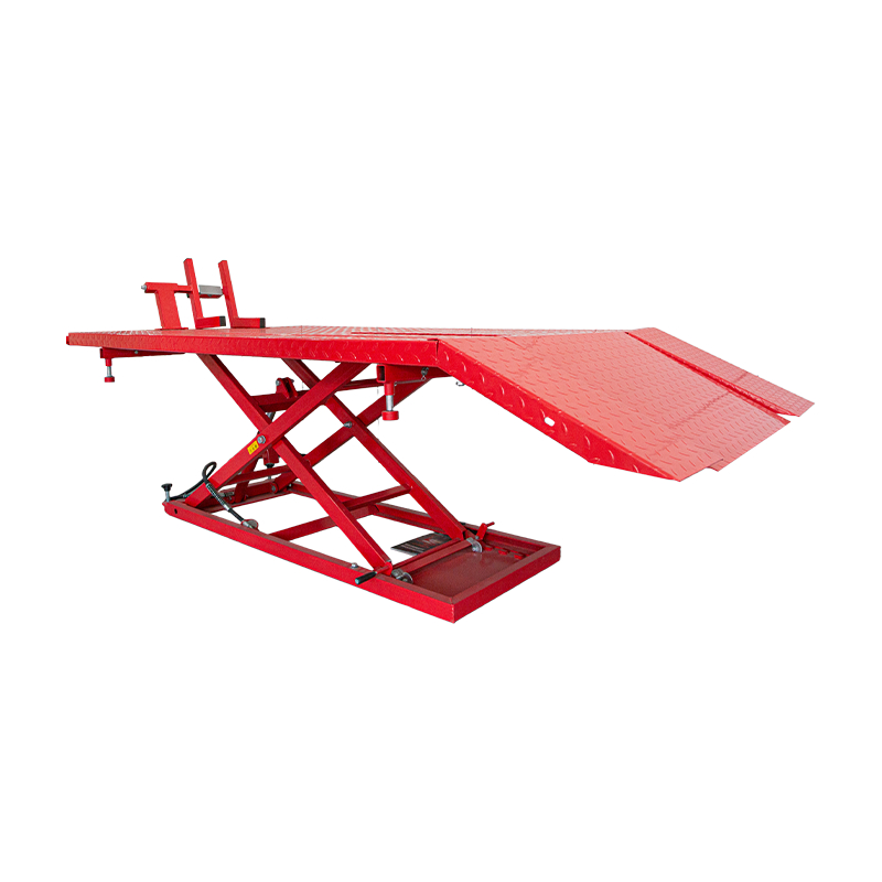 Elevador de motocicleta de aire de plataforma ancha OY6005 de 1500 lb