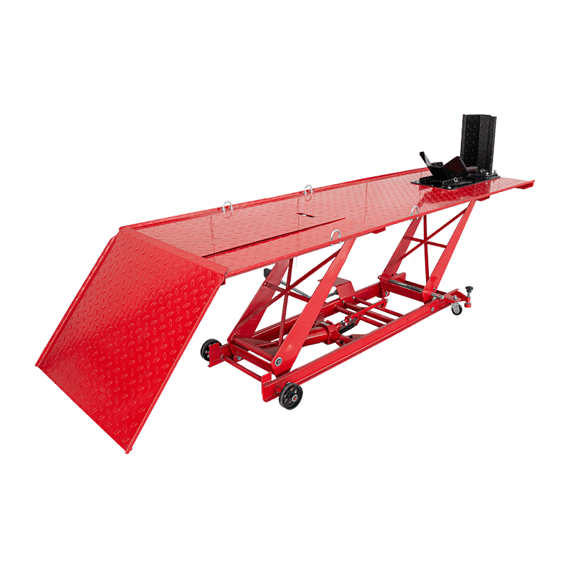 Elevador hidráulico para motocicleta OY6001N de 1000 lb de configuración rápida