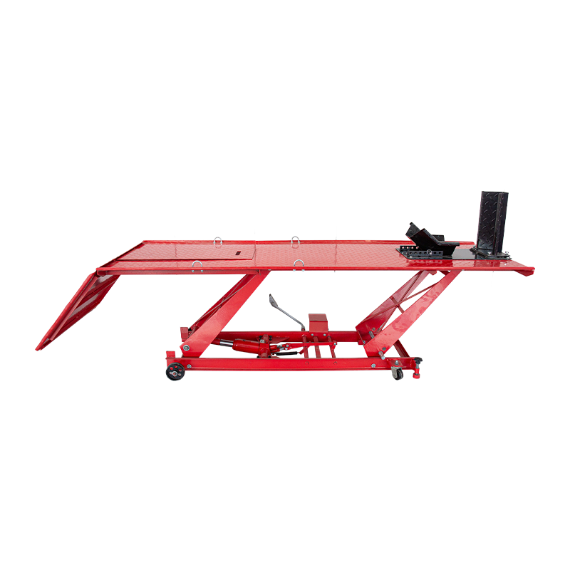 Elevador hidráulico para motocicleta OY6001N de 1000 lb de configuración rápida