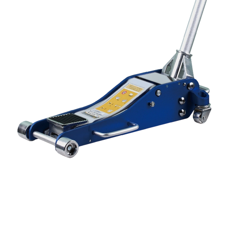 OY1057-1 Gato de piso de aluminio estándar de 2 toneladas (bomba doble)
