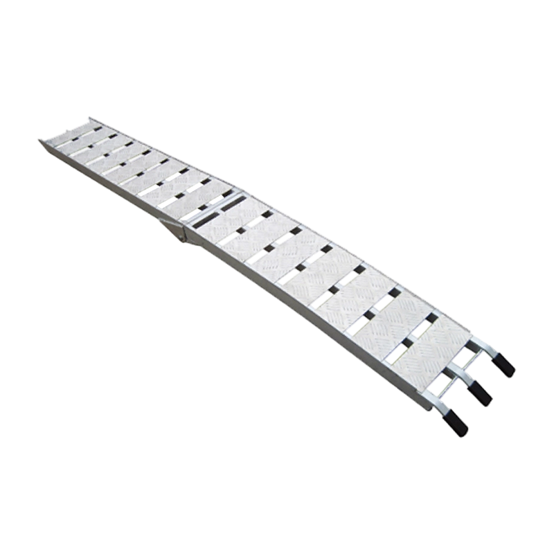 Rampa de carga de aluminio de 320 kg con superficie acanalada OY4003-1