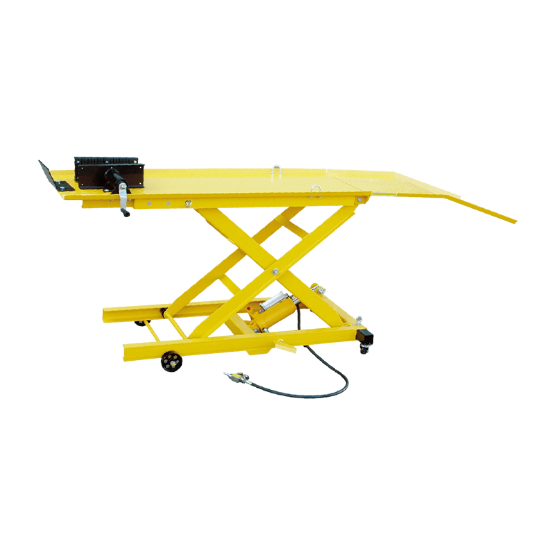 Elevador de motocicleta antideslizante de aire de superficie OY6004 de 800 lb