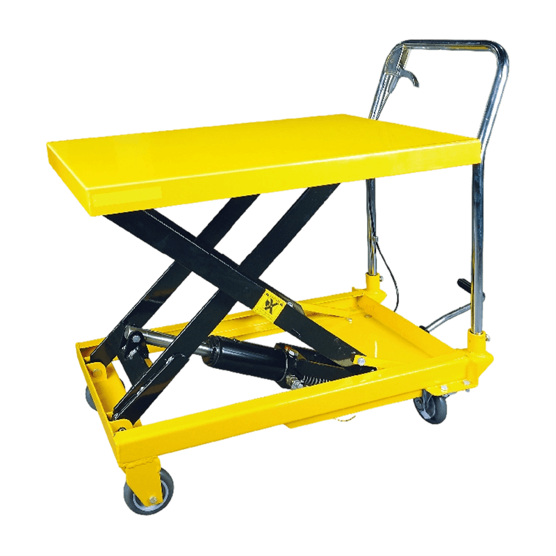 Carrito de mesa elevador con tijera hidráulica de capacidad media OYP500 de 500 kg