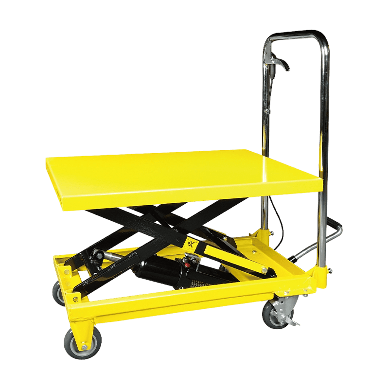 Carrito de mesa elevador con tijera hidráulica de alta resistencia OYP750 de 750 kg