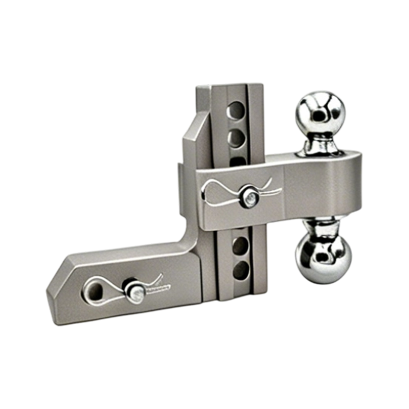 Enganche de remolque de bola cromada OYTH2 de 2 pulgadas y 6 gotas